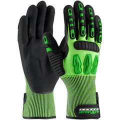 ‎120-5130/S Oil /Gas Gloves - Maximum Safety TuffMax3 - Nitrile Coated Palm - TPR Reinforcements - EN3 - Exact Industrial Supply