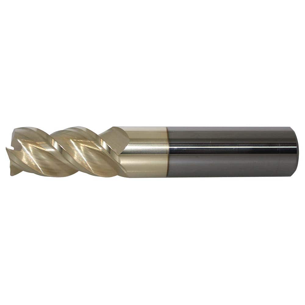 ProMax - Corner Radius & Corner Chamfer End Mills; Mill Diameter (Inch): 1/2 ; Mill Diameter (Decimal Inch): 0.5000 ; End Type: Single ; Corner Radius (Inch): 0.1250 ; Number of Flutes: 3 ; Material: Solid Carbide - Exact Industrial Supply