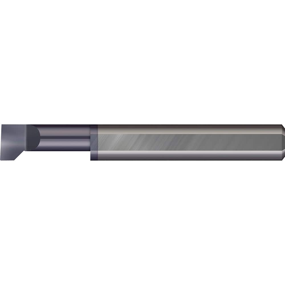 Micro 100 - Thread Relief Tools; Material: Solid Carbide ; Cutting Diameter (Inch): 5/16 ; Flat Width (Decimal Inch): 0.0940 ; Cutting Depth (Inch): 1-1/4 ; Projection (Decimal Inch): 0.0750 ; Shank Diameter (Inch): 5/16 - Exact Industrial Supply