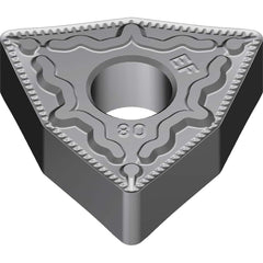 WNMG332EEF AC8015P Carbide Turning Insert Absotech Finish, 0.2559″ Long, 3/8″ Inscribed Circle, 0.0315″ Corner Radius, 0.1874″ Thick, 80° Included Angle, Series AC8000P