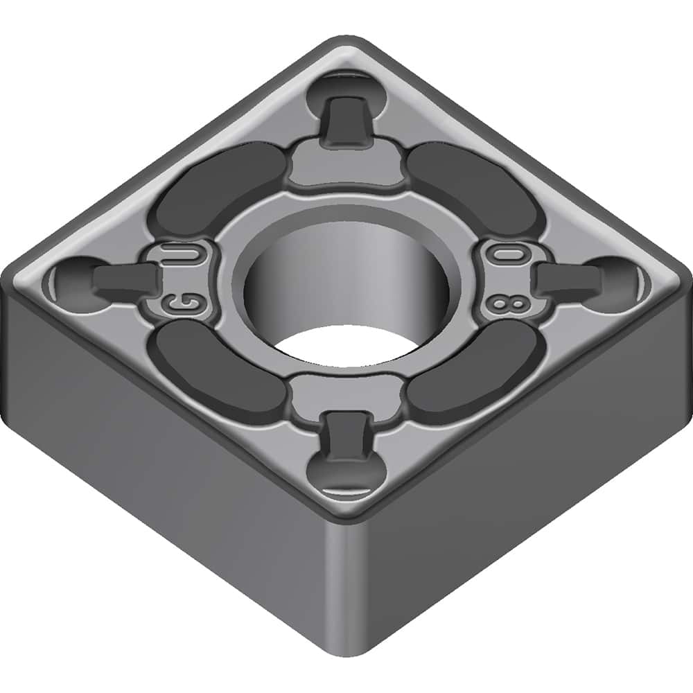 SNMG542EGU AC8025P Carbide Turning Insert Absotech Finish, 5/8″ Long, 1/2″ Inscribed Circle, 0.0315″ Corner Radius, 1/4″ Thick, 90° Included Angle, Series AC8000P