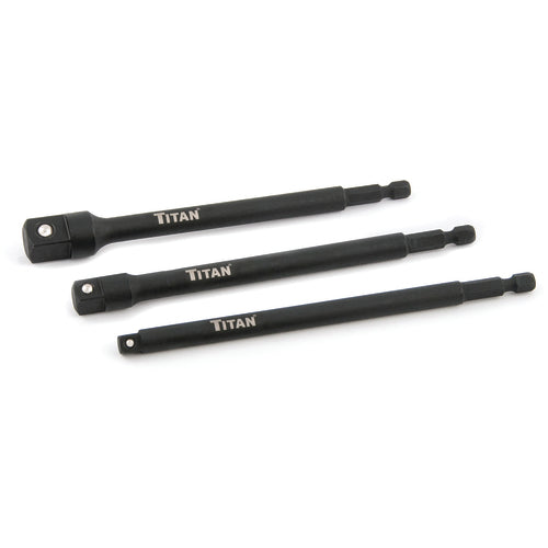 3 Piece 6″ Long Socket Adapter Set - Industrial Tool & Supply