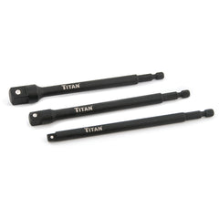 3 Piece 6″ Long Socket Adapter Set - Industrial Tool & Supply