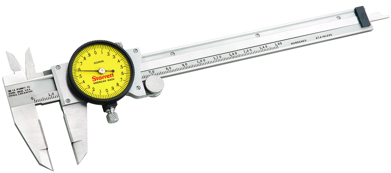 #120M-150 - 0 - 150mm Measuring Range (0.02mm Grad.) - Dial Caliper with Certification - Industrial Tool & Supply