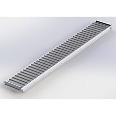 UNEX Manufacturing - Gravity Conveyors Roller Style: Roller Shape: Round - Industrial Tool & Supply