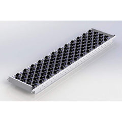 UNEX Manufacturing - Gravity Conveyors Roller Style: Skatewheel Shape: Round - Industrial Tool & Supply