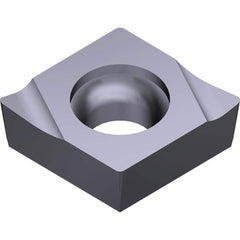 CCGT03X101RFY-AC5025S Carbide Turning Insert Absotech Bronze Finish, 0.1398″ Long, 0.1378″ Inscribed Circle, 0.0039″ Corner Radius, 0.0551″ Thick, 80° Included Angle, Series AC5000S
