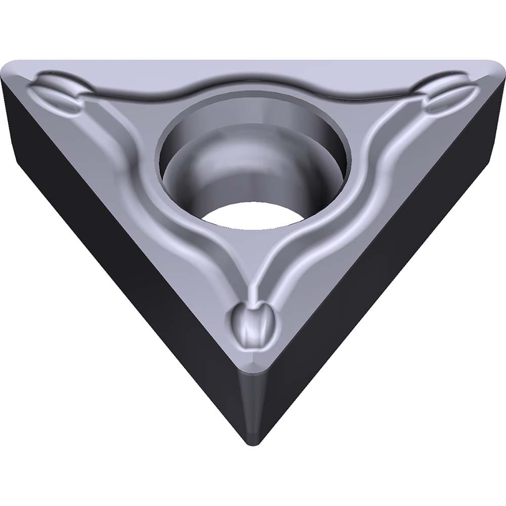 TPMT221ESU-AC5025S Carbide Turning Insert Absotech Bronze Finish, 0.4331″ Long, 1/4″ Inscribed Circle, 0.0157″ Corner Radius, 0.1252″ Thick, 60° Included Angle, Series AC5000S