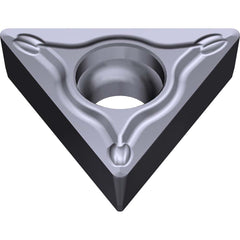 TPMT221ESU-AC5025S Carbide Turning Insert Absotech Bronze Finish, 0.4331″ Long, 1/4″ Inscribed Circle, 0.0157″ Corner Radius, 0.1252″ Thick, 60° Included Angle, Series AC5000S