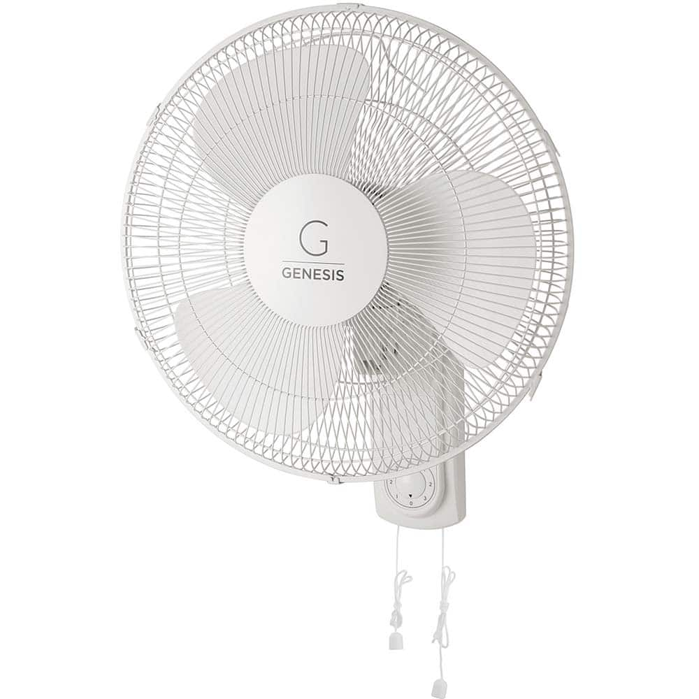 Genesis - Fans Type: Wall Fan Blade Size: 16 (Inch) - Industrial Tool & Supply