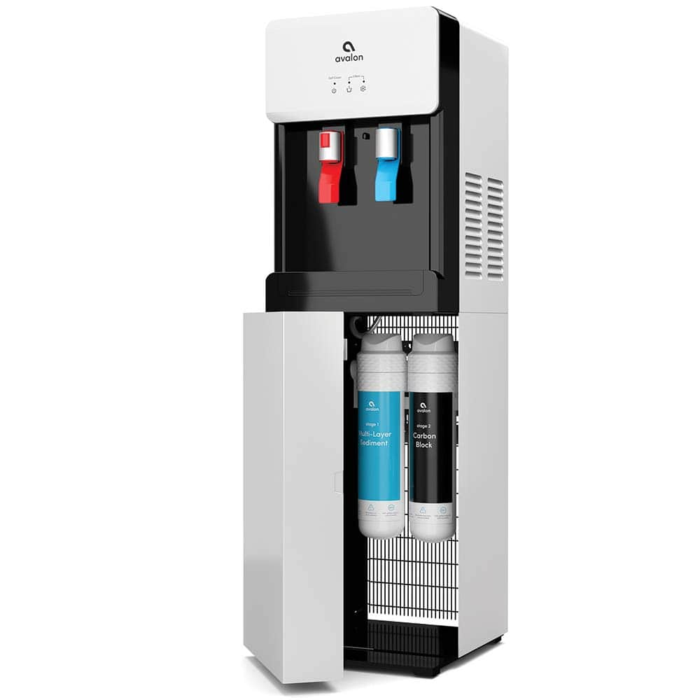 Water Dispensers; Type: Bottleless, Self Cleaning; Style: Freestanding, Bottleless; Wattage: 420; Voltage: 100-120 V; Hot Water Temperature: 185; Cold Water Temperature: 39; Voltage: 100-120 V; Capacity: 1500; 1500 ml; Amperage Rating: 6 A; Style: Freesta