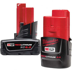 Milwaukee Tool - 12 Volt Lithium-Ion Power Tool Battery - Industrial Tool & Supply