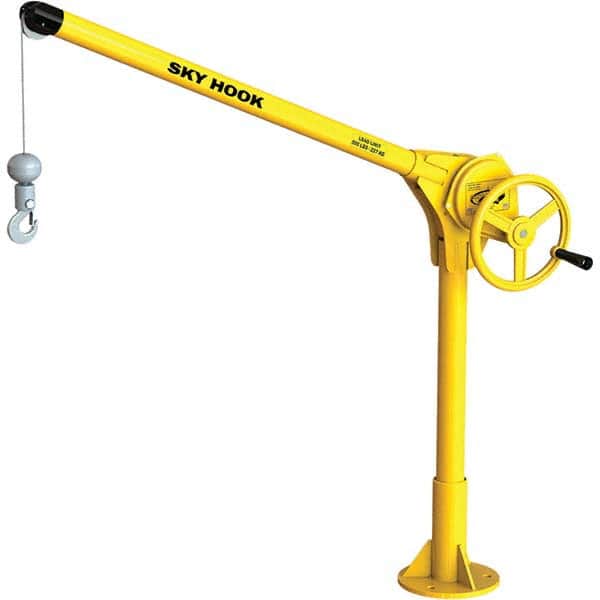 Sky Hook - 500 Lb Steel Lifting Hook Crane - Industrial Tool & Supply