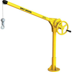 Sky Hook - 500 Lb Steel Lifting Hook Crane - Industrial Tool & Supply