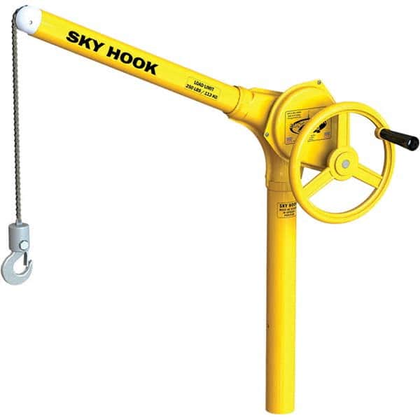 Sky Hook - 250 Lb Steel Lifting Hook Crane - Industrial Tool & Supply