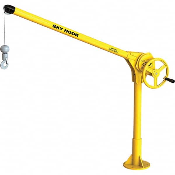 Sky Hook - 500 Lb Steel Lifting Hook Crane - Industrial Tool & Supply