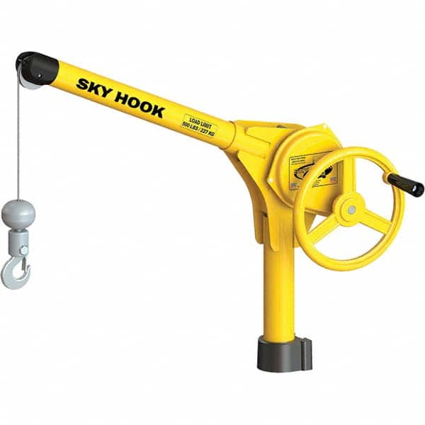 Sky Hook - 500 Lb Steel Lifting Hook Crane - Industrial Tool & Supply