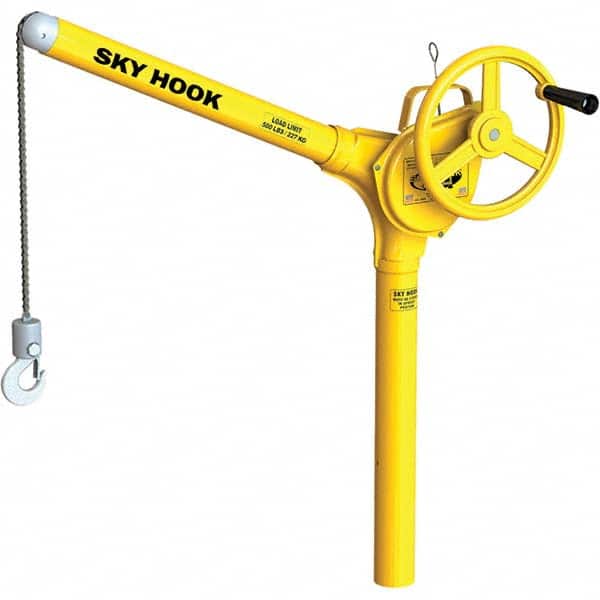Sky Hook - 500 Lb Steel Lifting Hook Crane - Industrial Tool & Supply