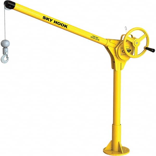 Sky Hook - 500 Lb Steel Lifting Hook Crane - Industrial Tool & Supply