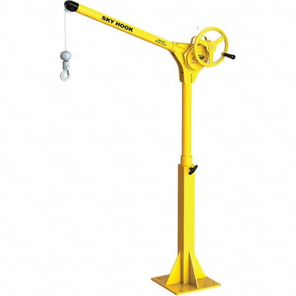 Sky Hook - 500 Lb Steel Lifting Hook Crane - Industrial Tool & Supply