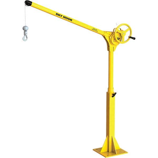 Sky Hook - 500 Lb Steel Lifting Hook Crane - Industrial Tool & Supply