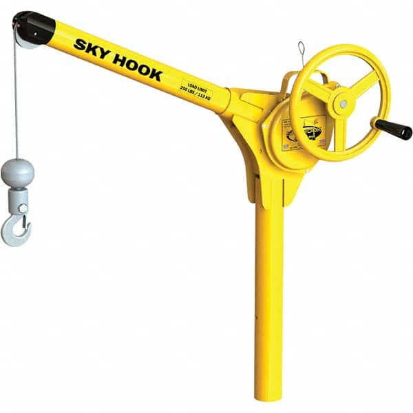 Sky Hook - 250 Lb Steel Lifting Hook Crane - Industrial Tool & Supply