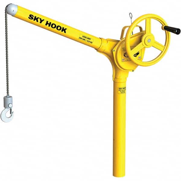 Sky Hook - 250 Lb Steel Lifting Hook Crane - Industrial Tool & Supply