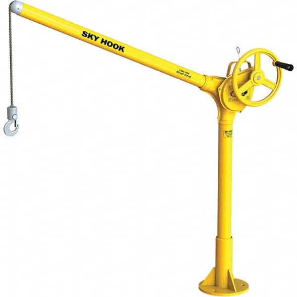 Sky Hook - 500 Lb Steel Lifting Hook Crane - Industrial Tool & Supply