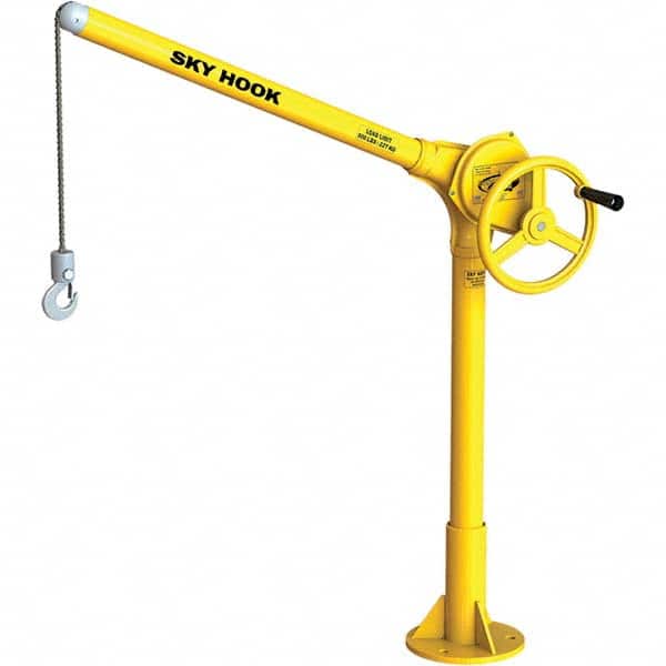 Sky Hook - 500 Lb Steel Lifting Hook Crane - Industrial Tool & Supply