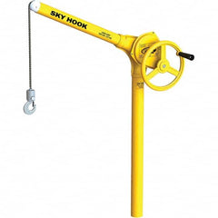 Sky Hook - 500 Lb Steel Lifting Hook Crane - Industrial Tool & Supply