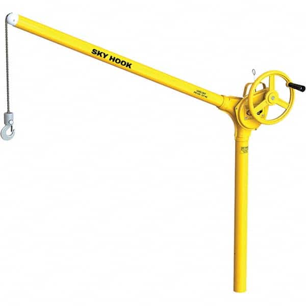 Sky Hook - 500 Lb Steel Lifting Hook Crane - Industrial Tool & Supply