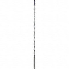 Guhring - 12.7mm 135° 2-Flute Solid Carbide Extra Length Drill Bit - Industrial Tool & Supply