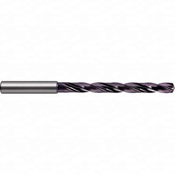 Guhring - 18mm 140° Spiral Flute Solid Carbide Taper Length Drill Bit - Industrial Tool & Supply