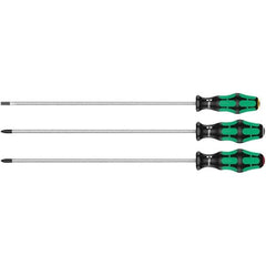 Wera - Screwdriver Sets Screwdriver Types Included: Pozidriv; Slotted; Phillips Number of Pieces: 3 - Industrial Tool & Supply