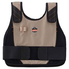 6215 L/XL KHAKI COOLING VEST&PACK - Industrial Tool & Supply