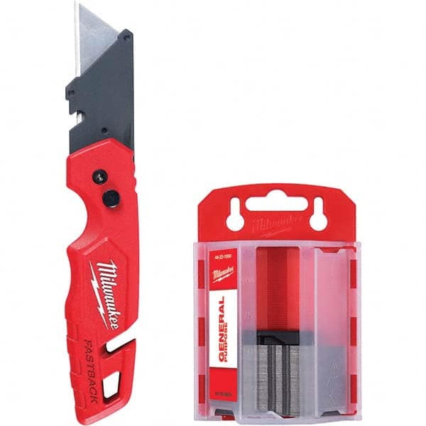 Milwaukee Tool - Utility Knives, Snap Blades & Box Cutters Type: Utility Knife Blade Type: Springback - Industrial Tool & Supply