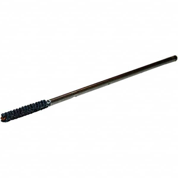 Weiler - 0.354" to 9mm Bore Diam, 240 Grit, Silicon Carbide Flexible Hone - Industrial Tool & Supply