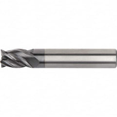 Kennametal - 18mm Diam 4 Flute Solid Carbide 0.35mm Chamfer Width Corner Chamfer End Mill - Industrial Tool & Supply