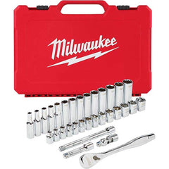 Milwaukee Tool - Socket Sets Measurement Type: Metric Drive Size: 3/8 - Industrial Tool & Supply