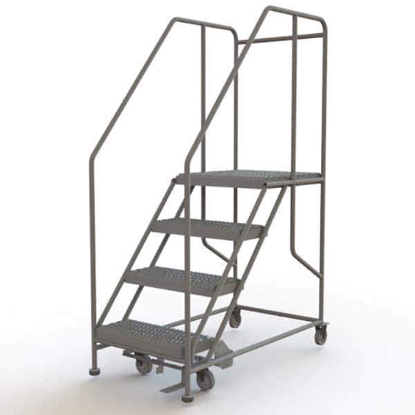 TRI-ARC - Rolling & Wall Mounted Ladders & Platforms Type: Rolling Work Platform Style: Steel Work Platform - Industrial Tool & Supply
