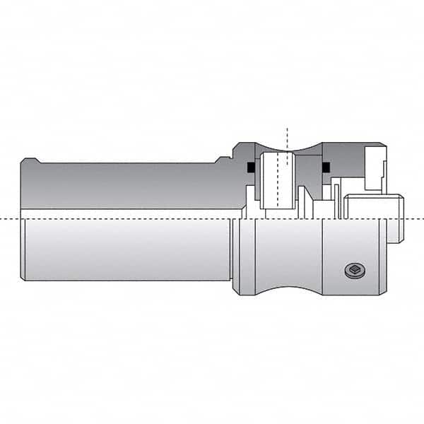 Allied Machine and Engineering - 50mm Diam Radial Clamp Straight Shank Modular Reamer Body - Industrial Tool & Supply
