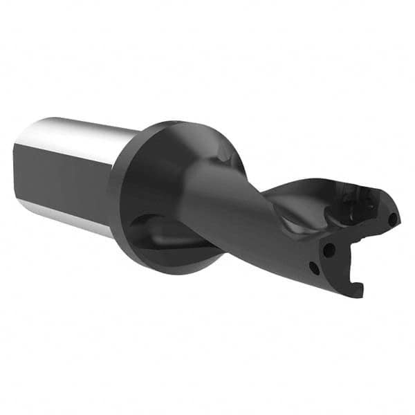 Allied Machine and Engineering - 43mm Max Drill Depth, 2xD, 21.5mm Diam, Indexable Insert Drill - Industrial Tool & Supply