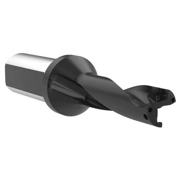 Allied Machine and Engineering - 2.067" Max Drill Depth, 3xD, 17.5mm Diam, Indexable Insert Drill - Industrial Tool & Supply