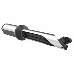 Allied Machine and Engineering - 16mm to 17mm Diam 5xD 84.9mm Max Depth Straight Flute Spade Drill - Industrial Tool & Supply