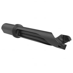 Allied Machine and Engineering - 0.9449" to 1.0235" Diam 7xD 7-11/64" Max Depth Straight Flute Spade Drill - Industrial Tool & Supply