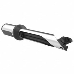 Allied Machine and Engineering - 20mm to 22mm Diam 3xD 66mm Max Depth Straight Flute Spade Drill - Industrial Tool & Supply