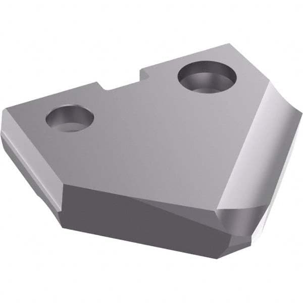 Allied Machine and Engineering - 1-3/64" Diam 90° Seat Size 2 Spade Drill Insert - Industrial Tool & Supply