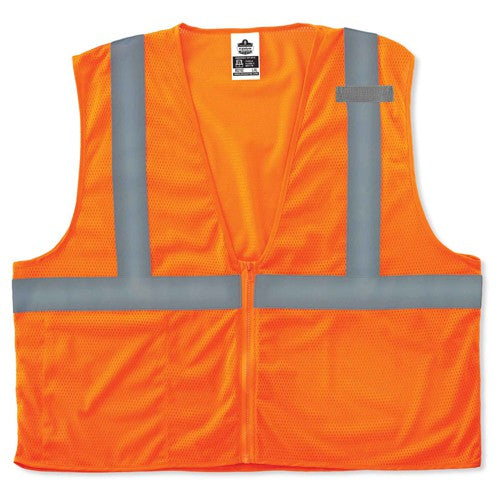 8210Z L/ XL Orange Econ Mesh Vest Type R Class 2 - Industrial Tool & Supply