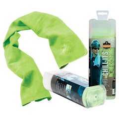 Chill-Its Cooling Towel Hi Viz Lime - Industrial Tool & Supply