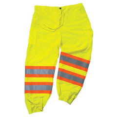 8911 S/M Lime Sup 2-Tone Pants Class E - Industrial Tool & Supply